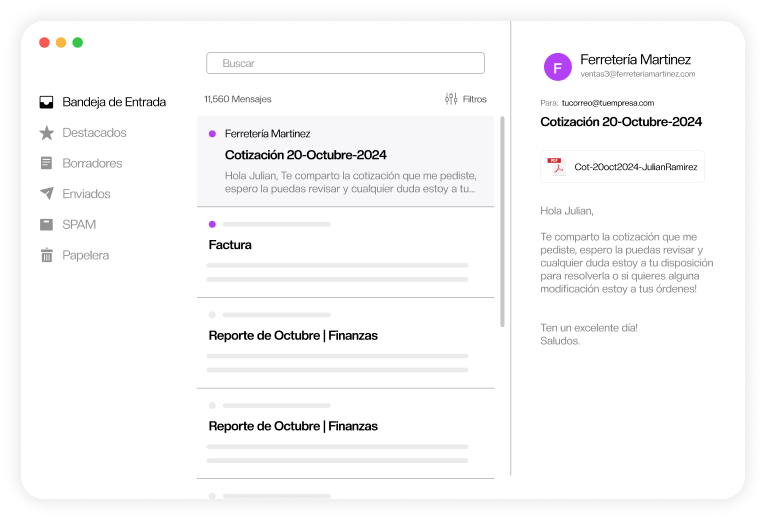 Correos Corporativos | Signia Web